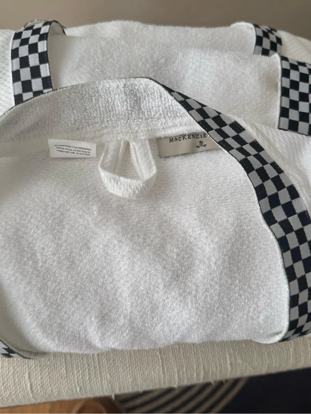 Mackenzie Childs XL Cotton Robe Men’s
